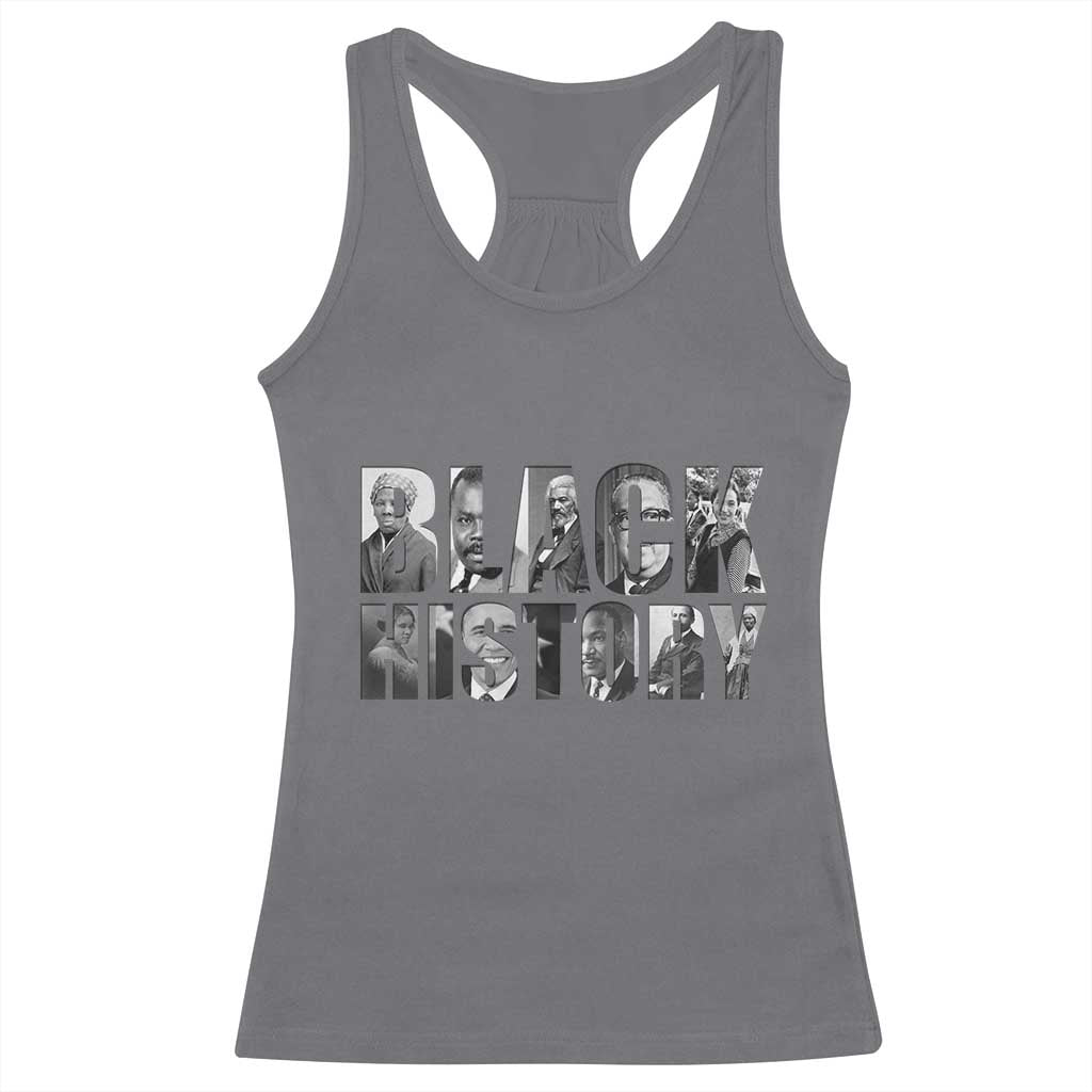African American Leaders Racerback Tank Top Black History Month Legends - Wonder Print Shop