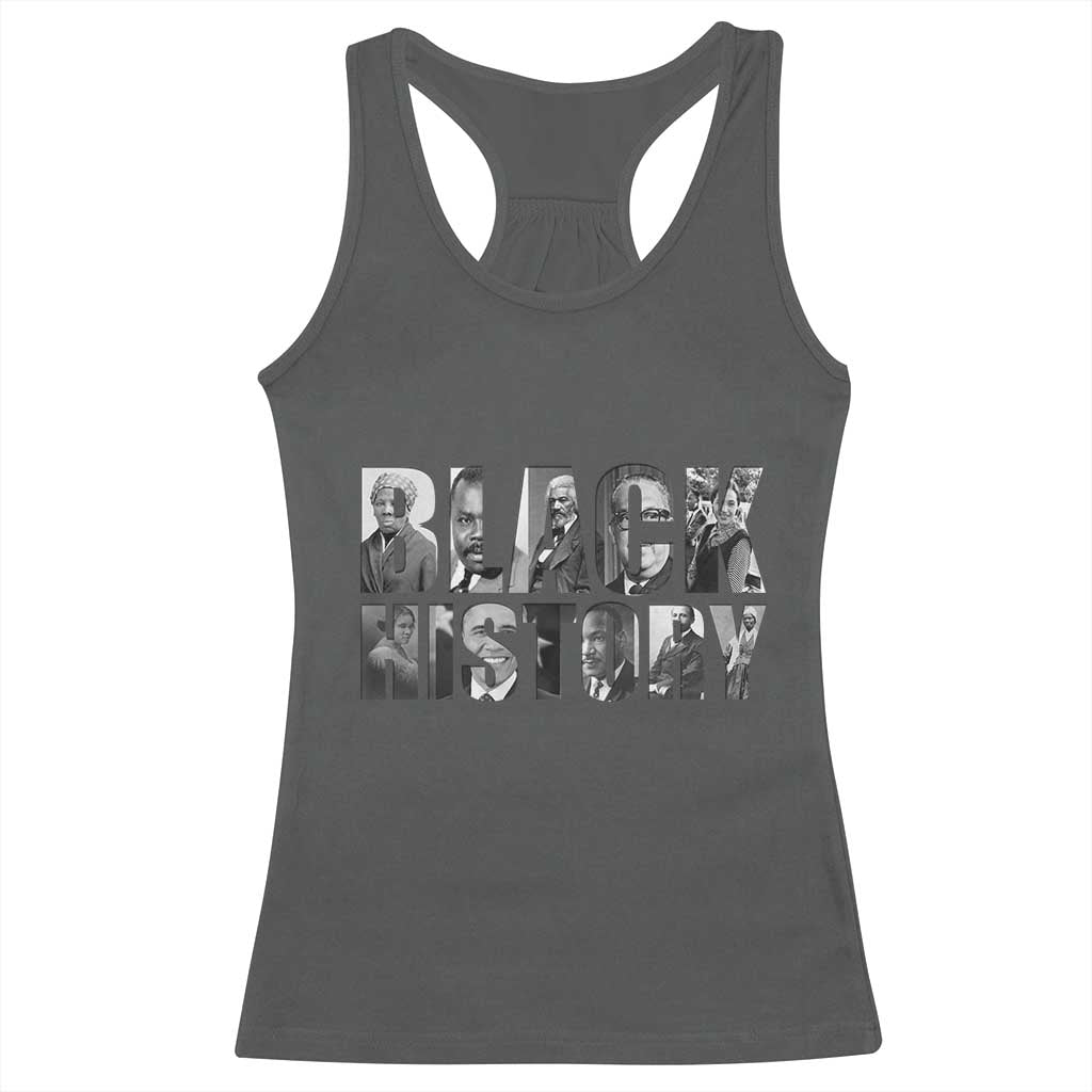 African American Leaders Racerback Tank Top Black History Month Legends - Wonder Print Shop