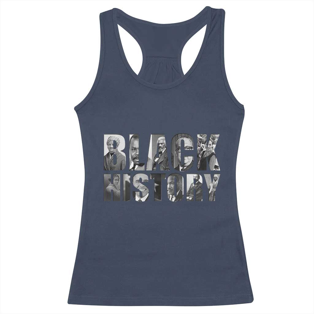African American Leaders Racerback Tank Top Black History Month Legends - Wonder Print Shop