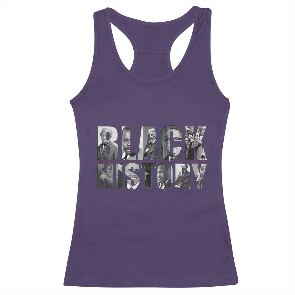 African American Leaders Racerback Tank Top Black History Month Legends - Wonder Print Shop