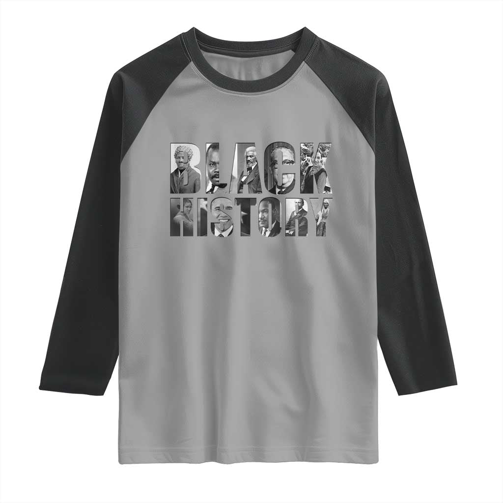 African American Leaders Raglan Shirt Black History Month Legends - Wonder Print Shop