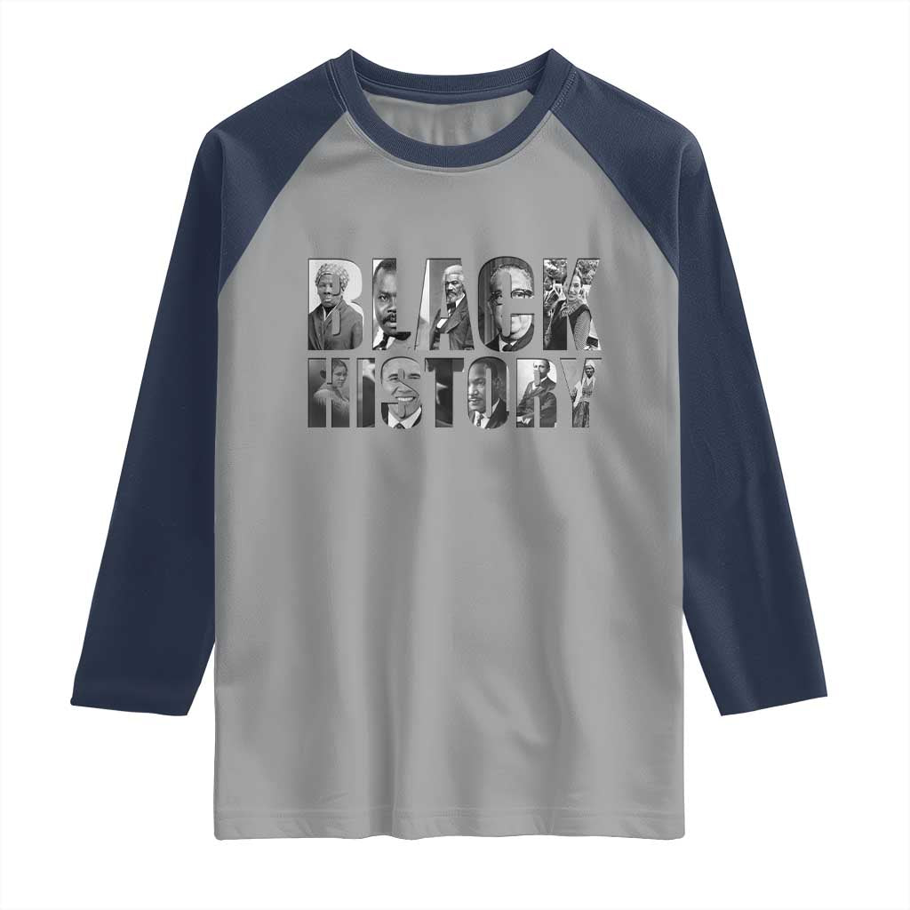 African American Leaders Raglan Shirt Black History Month Legends - Wonder Print Shop