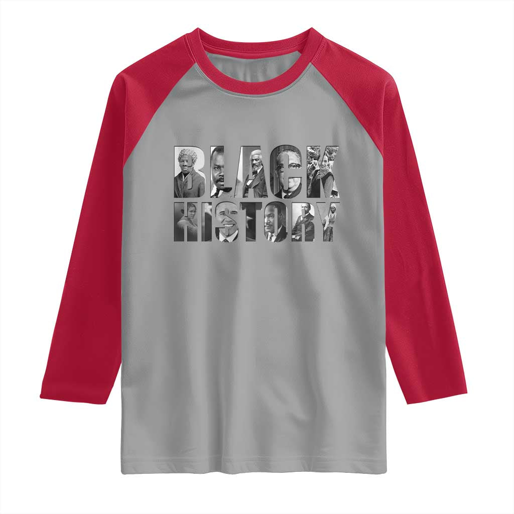 African American Leaders Raglan Shirt Black History Month Legends - Wonder Print Shop