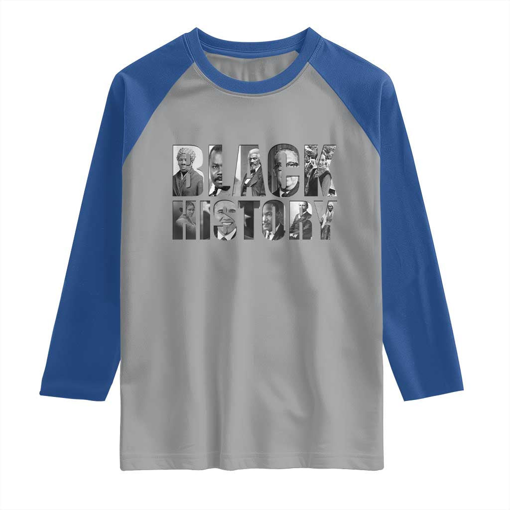 African American Leaders Raglan Shirt Black History Month Legends - Wonder Print Shop