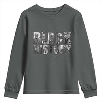 African American Leaders Youth Sweatshirt Black History Month Legends - Wonder Print Shop