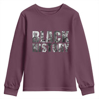 African American Leaders Youth Sweatshirt Black History Month Legends - Wonder Print Shop