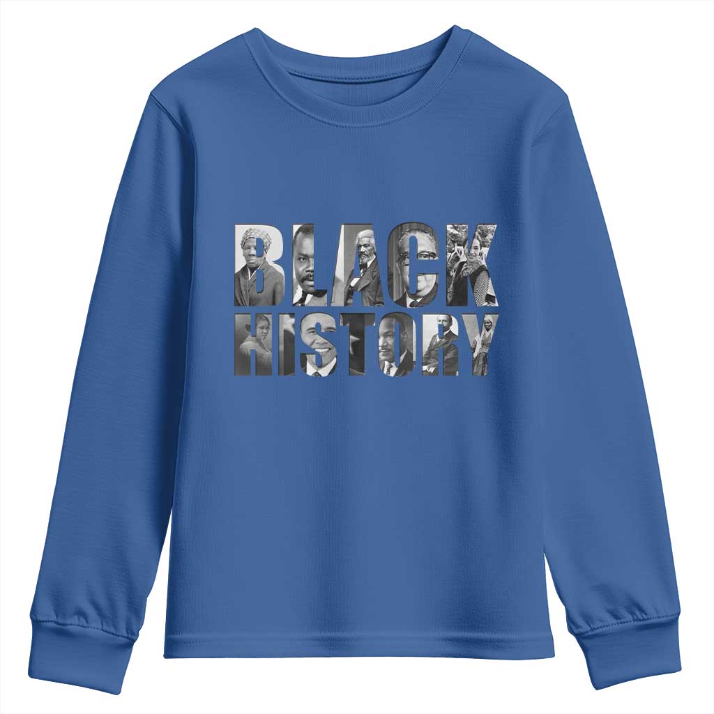 African American Leaders Youth Sweatshirt Black History Month Legends - Wonder Print Shop