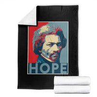 Frederick Douglass Hope Poster Throw Blanket African American Heritage - Wonder Print Shop