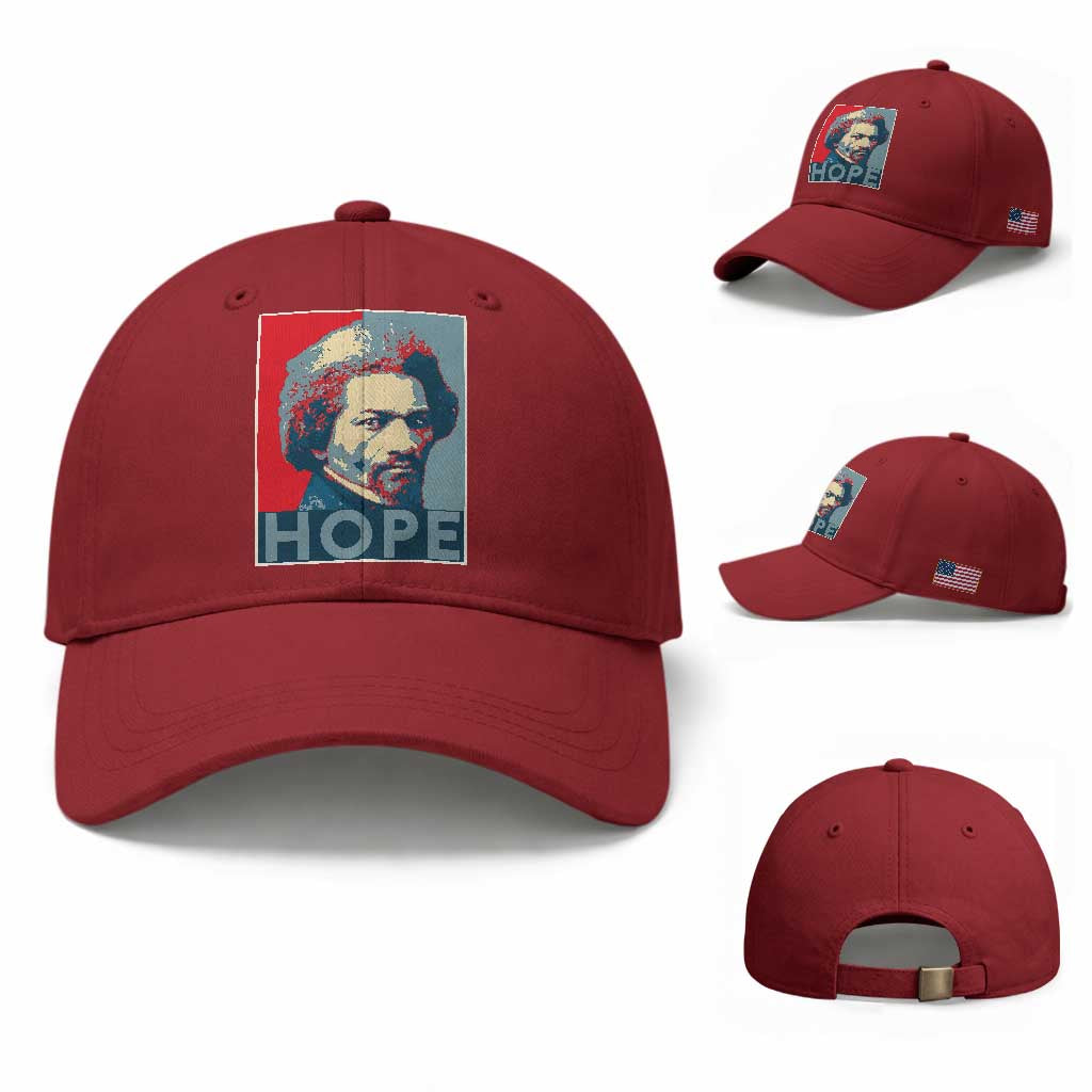 Frederick Douglass Hope Poster Baseball Cap African American Heritage