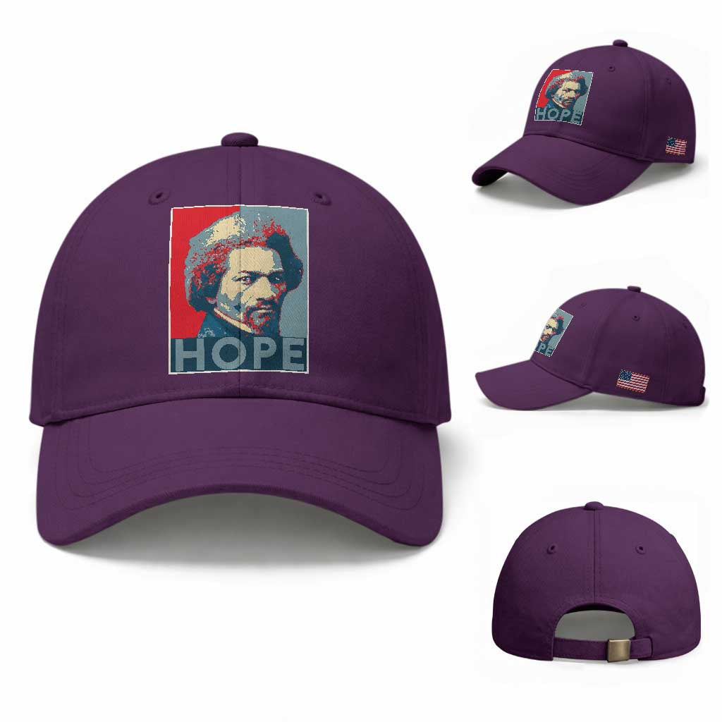 Frederick Douglass Hope Poster Baseball Cap African American Heritage
