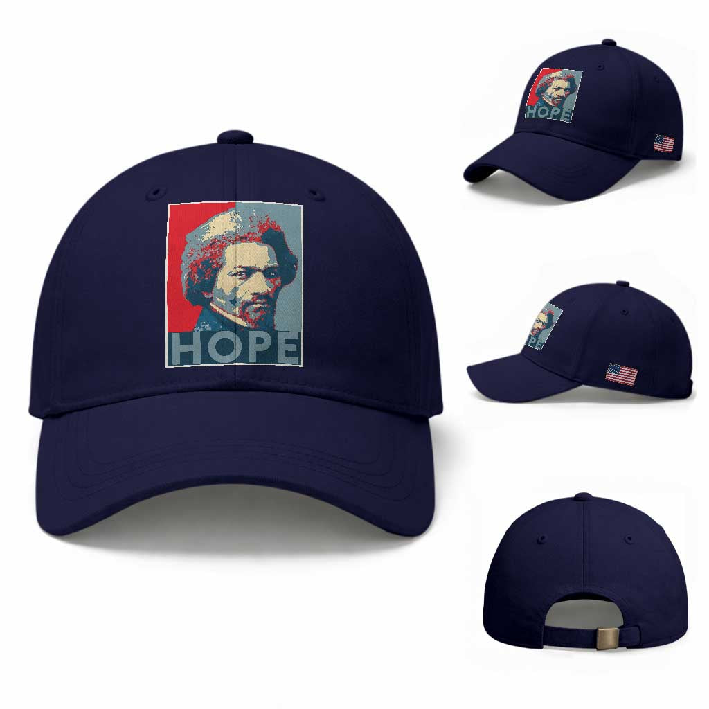 Frederick Douglass Hope Poster Baseball Cap African American Heritage
