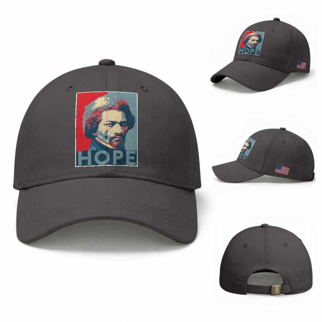 Frederick Douglass Hope Poster Baseball Cap African American Heritage