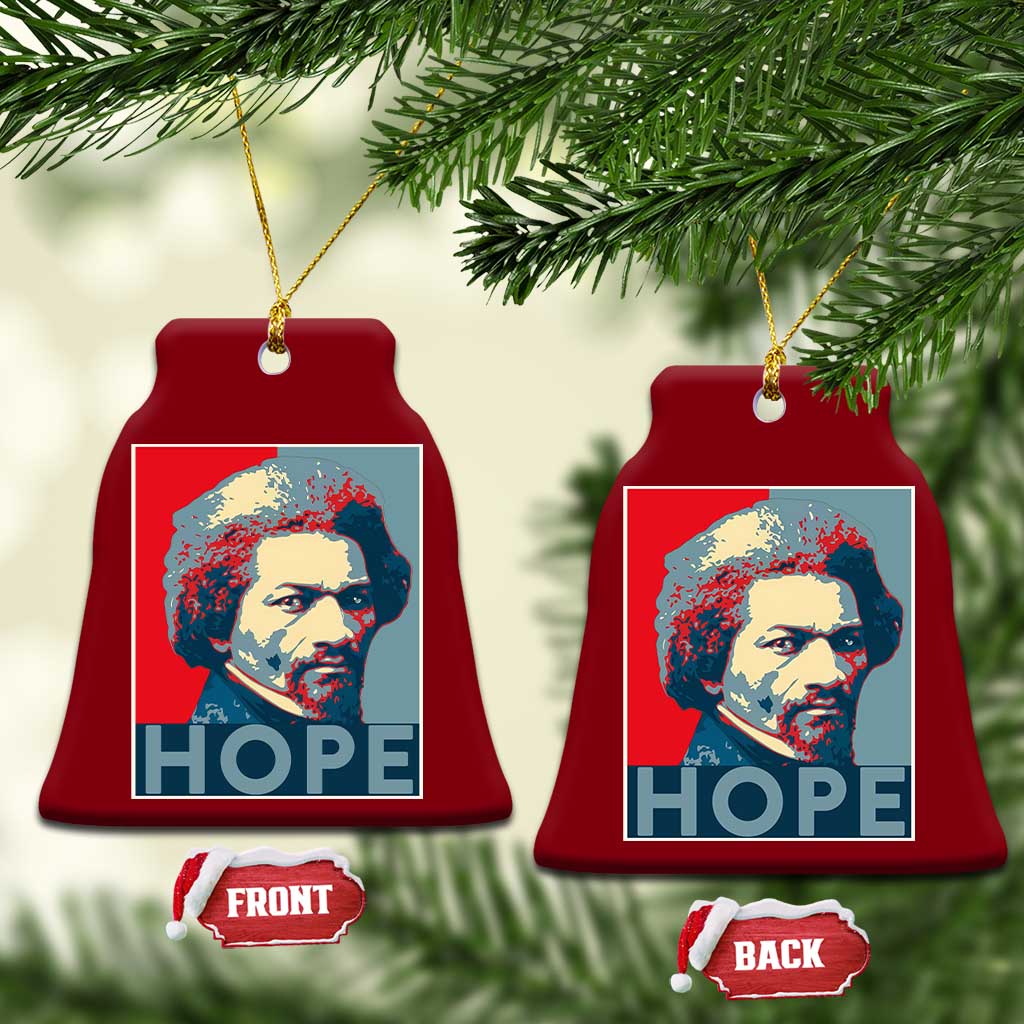 Frederick Douglass Hope Poster Ceramic Ornament African American Heritage - Wonder Print Shop