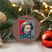 Frederick Douglass Hope Poster Ceramic Ornament African American Heritage - Wonder Print Shop