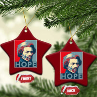 Frederick Douglass Hope Poster Ceramic Ornament African American Heritage - Wonder Print Shop