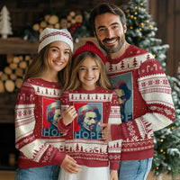Frederick Douglass Hope Poster Ugly Christmas Sweater African American Heritage - Wonder Print Shop