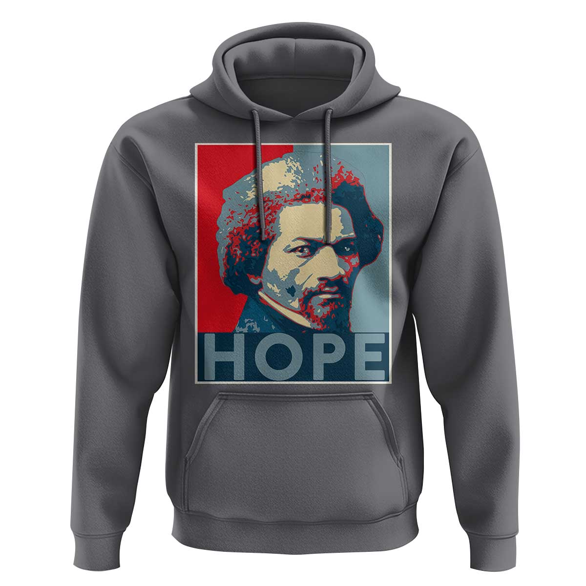 Frederick Douglass Hope Poster Hoodie African American Heritage - Wonder Print Shop