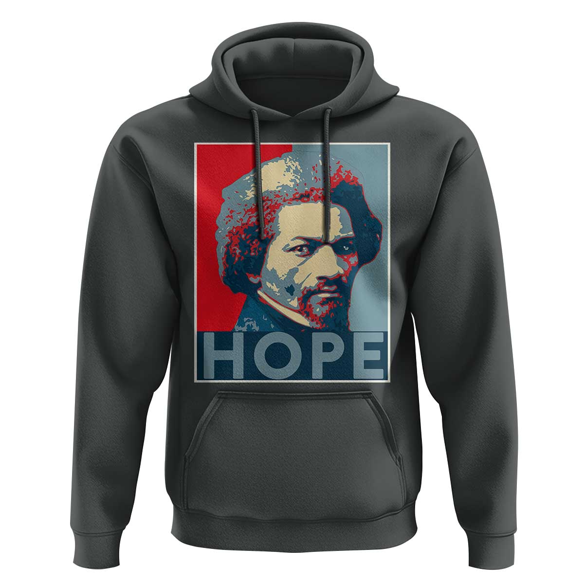 Frederick Douglass Hope Poster Hoodie African American Heritage - Wonder Print Shop