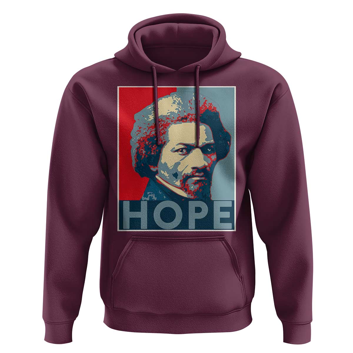 Frederick Douglass Hope Poster Hoodie African American Heritage - Wonder Print Shop