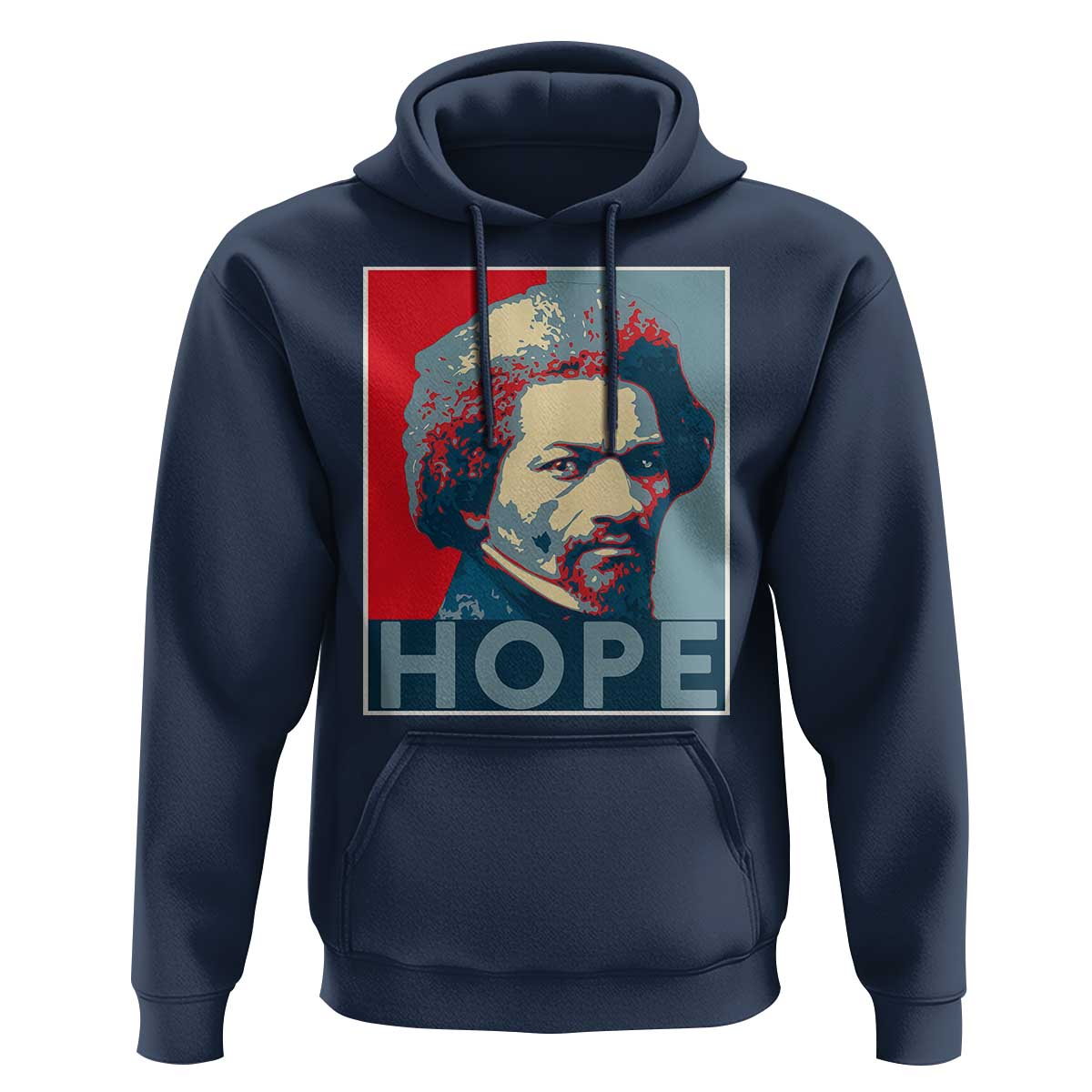 Frederick Douglass Hope Poster Hoodie African American Heritage - Wonder Print Shop