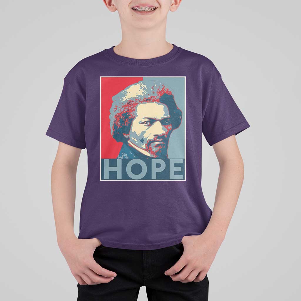 Frederick Douglass Hope Poster T Shirt For Kid African American Heritage - Wonder Print Shop