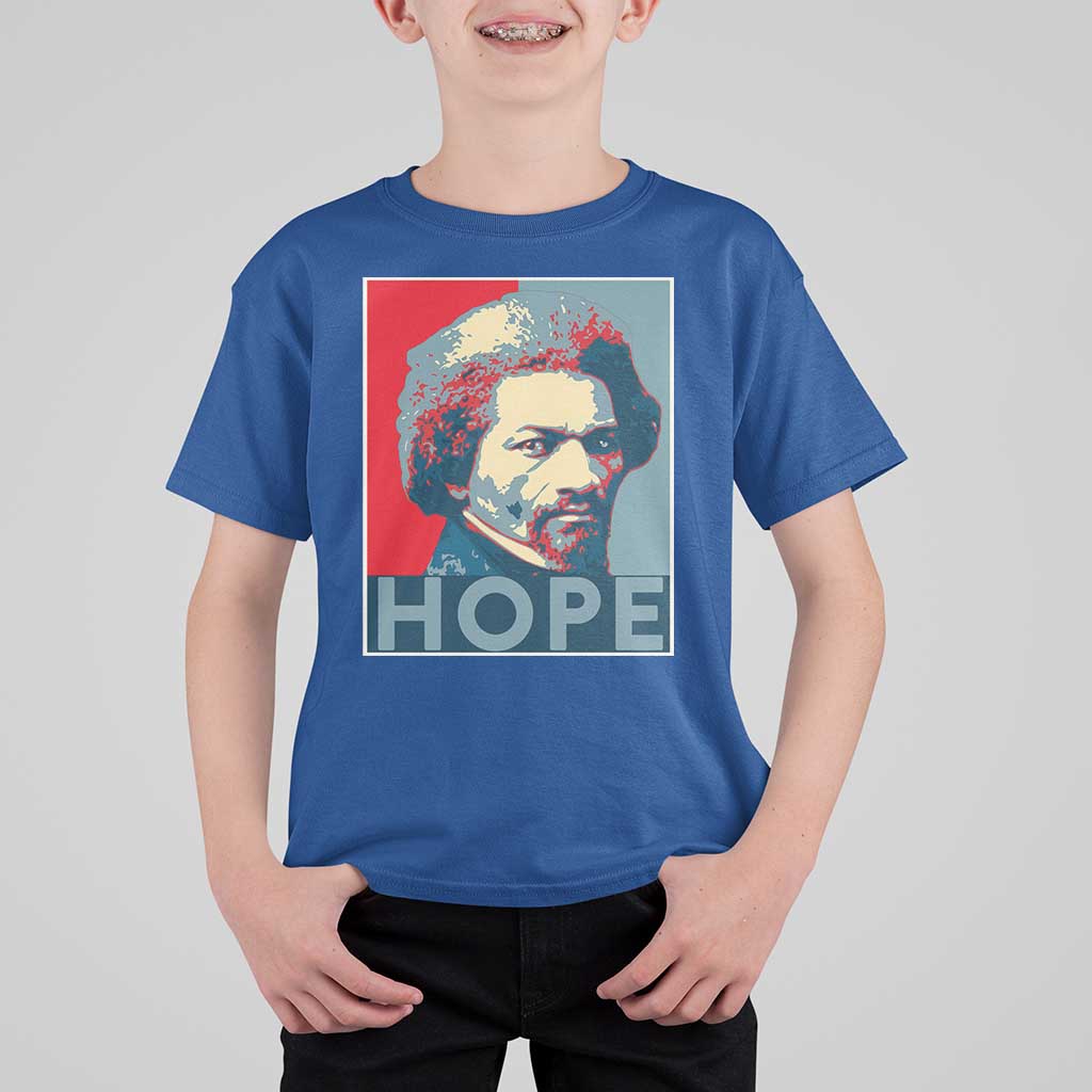 Frederick Douglass Hope Poster T Shirt For Kid African American Heritage - Wonder Print Shop