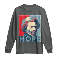 Frederick Douglass Hope Poster Long Sleeve Shirt African American Heritage - Wonder Print Shop
