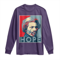 Frederick Douglass Hope Poster Long Sleeve Shirt African American Heritage - Wonder Print Shop
