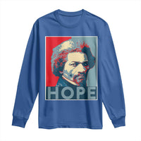 Frederick Douglass Hope Poster Long Sleeve Shirt African American Heritage - Wonder Print Shop
