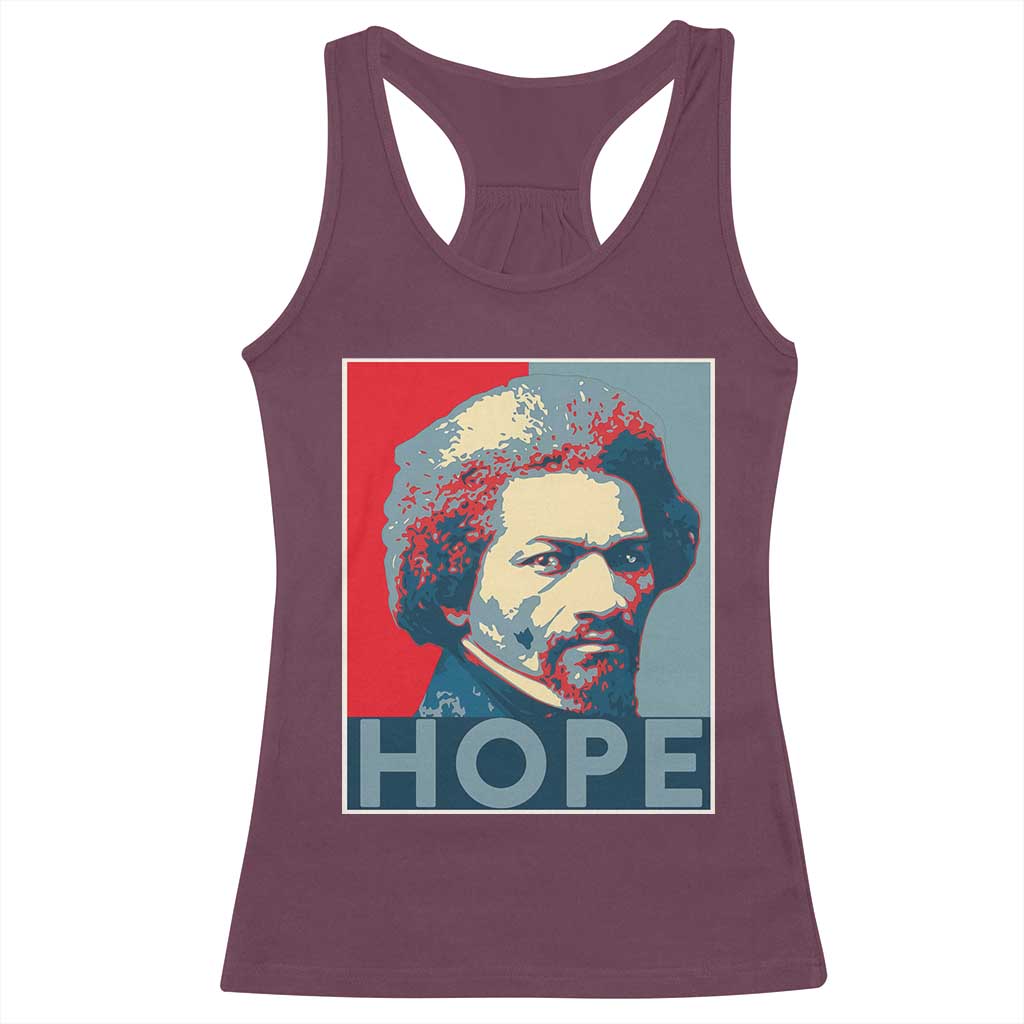Frederick Douglass Hope Poster Racerback Tank Top African American Heritage - Wonder Print Shop