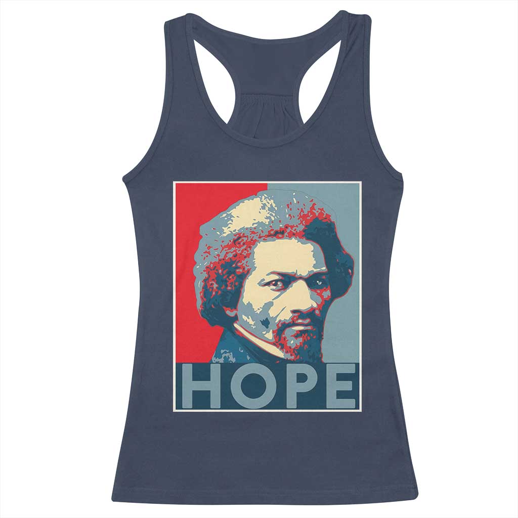 Frederick Douglass Hope Poster Racerback Tank Top African American Heritage - Wonder Print Shop