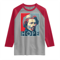 Frederick Douglass Hope Poster Raglan Shirt African American Heritage - Wonder Print Shop