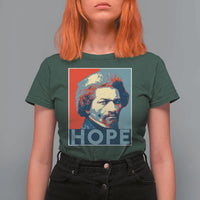 Frederick Douglass Hope Poster T Shirt For Women African American Heritage - Wonder Print Shop