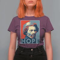 Frederick Douglass Hope Poster T Shirt For Women African American Heritage - Wonder Print Shop