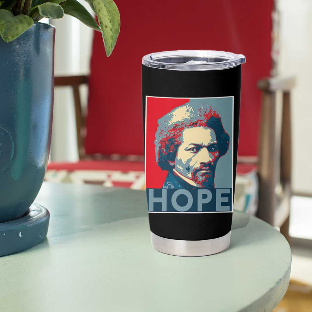 Frederick Douglass Hope Poster Tumbler Cup African American Heritage - Wonder Print Shop