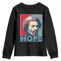 Frederick Douglass Hope Poster Youth Sweatshirt African American Heritage - Wonder Print Shop