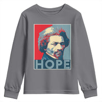 Frederick Douglass Hope Poster Youth Sweatshirt African American Heritage - Wonder Print Shop