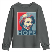 Frederick Douglass Hope Poster Youth Sweatshirt African American Heritage - Wonder Print Shop