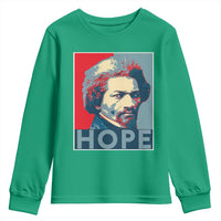 Frederick Douglass Hope Poster Youth Sweatshirt African American Heritage - Wonder Print Shop