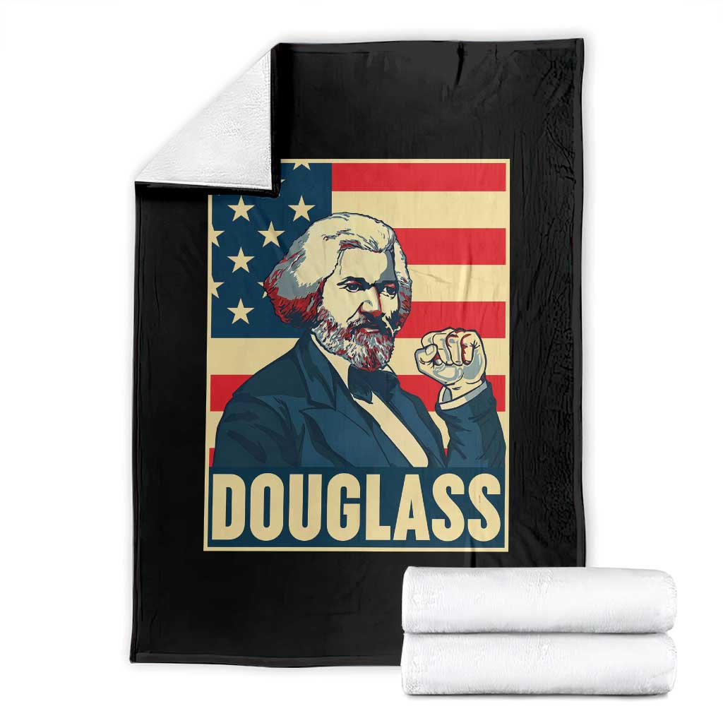 Frederick Douglass American Hero Throw Blanket Black History Month Gift - Wonder Print Shop