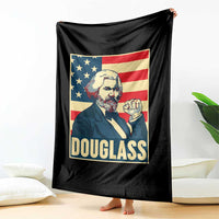 Frederick Douglass American Hero Throw Blanket Black History Month Gift - Wonder Print Shop