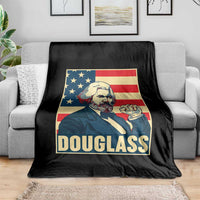 Frederick Douglass American Hero Throw Blanket Black History Month Gift - Wonder Print Shop
