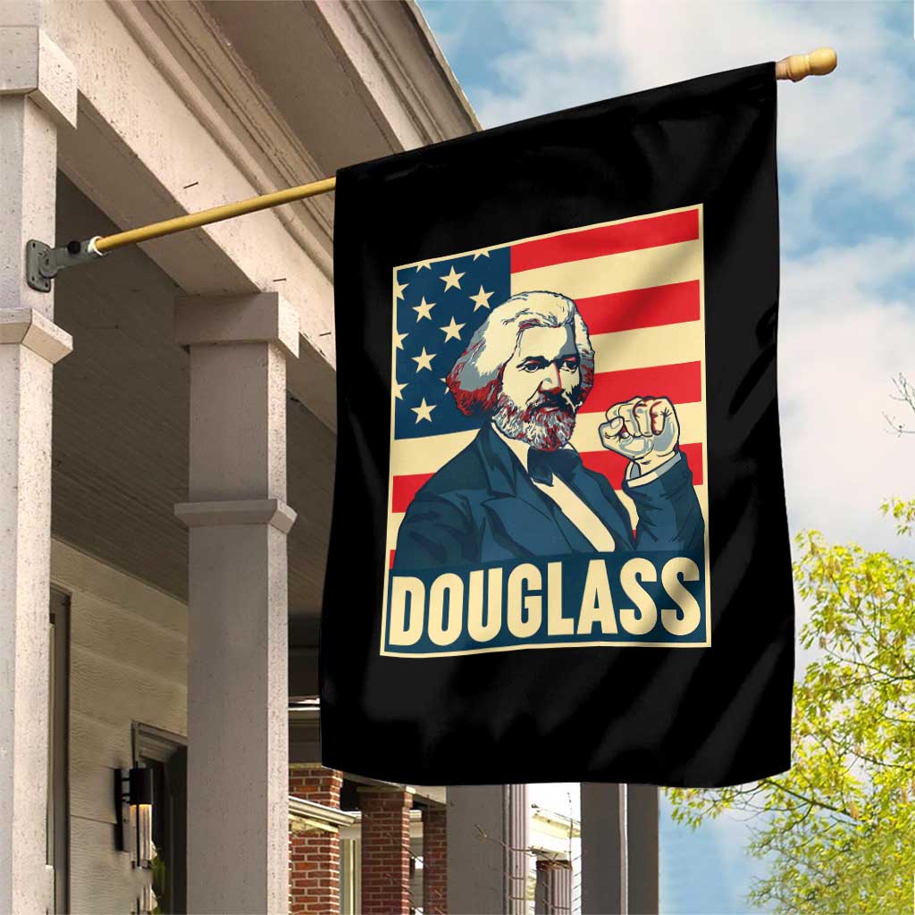 Frederick Douglass American Hero Garden Flag Black History Month Gift - Wonder Print Shop