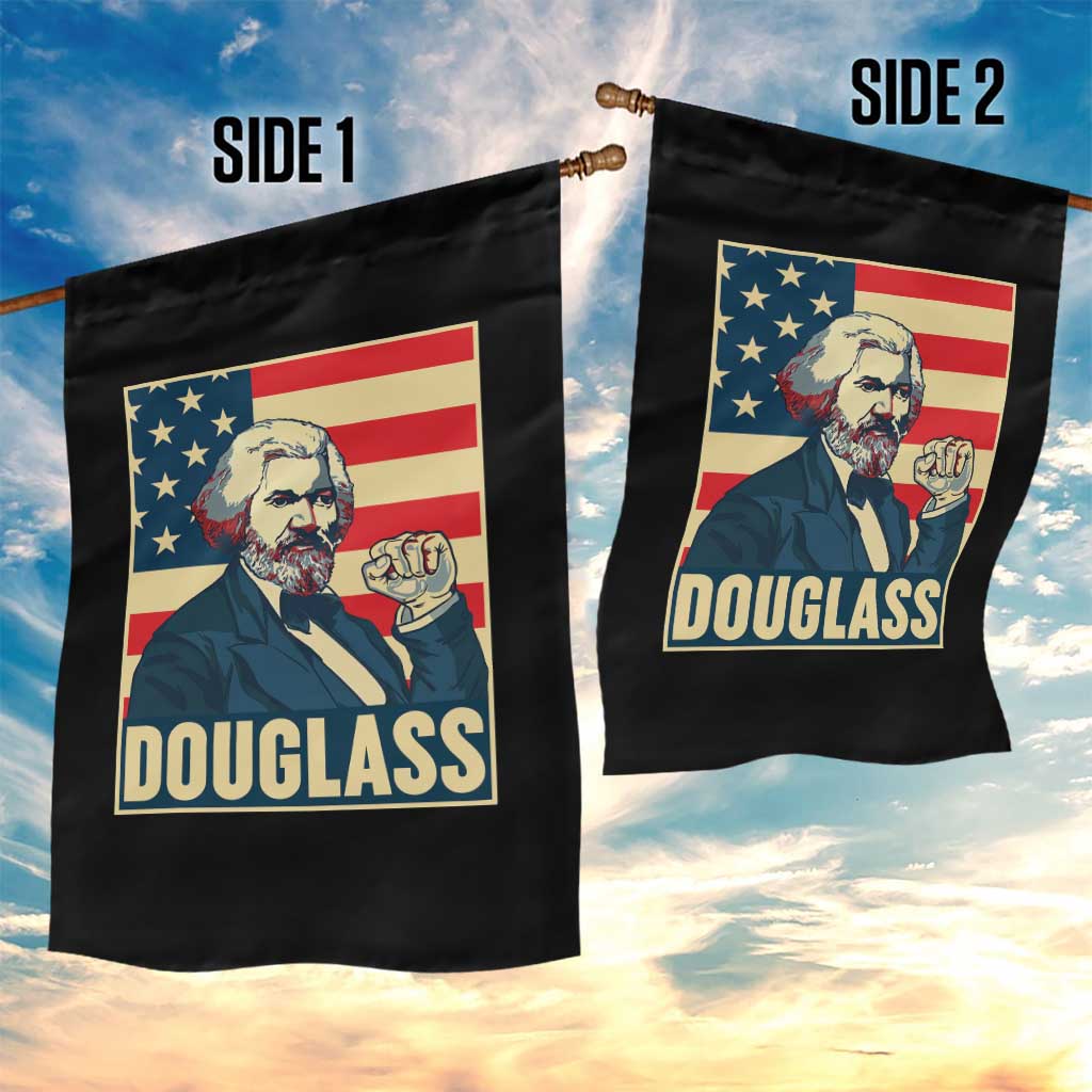 Frederick Douglass American Hero Garden Flag Black History Month Gift - Wonder Print Shop