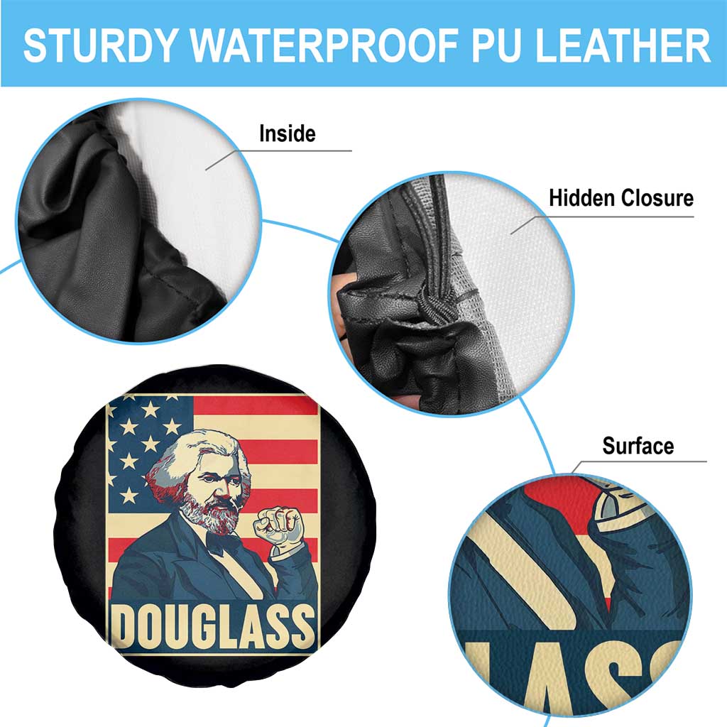 Frederick Douglass American Hero Spare Tire Cover Black History Month Gift - Wonder Print Shop