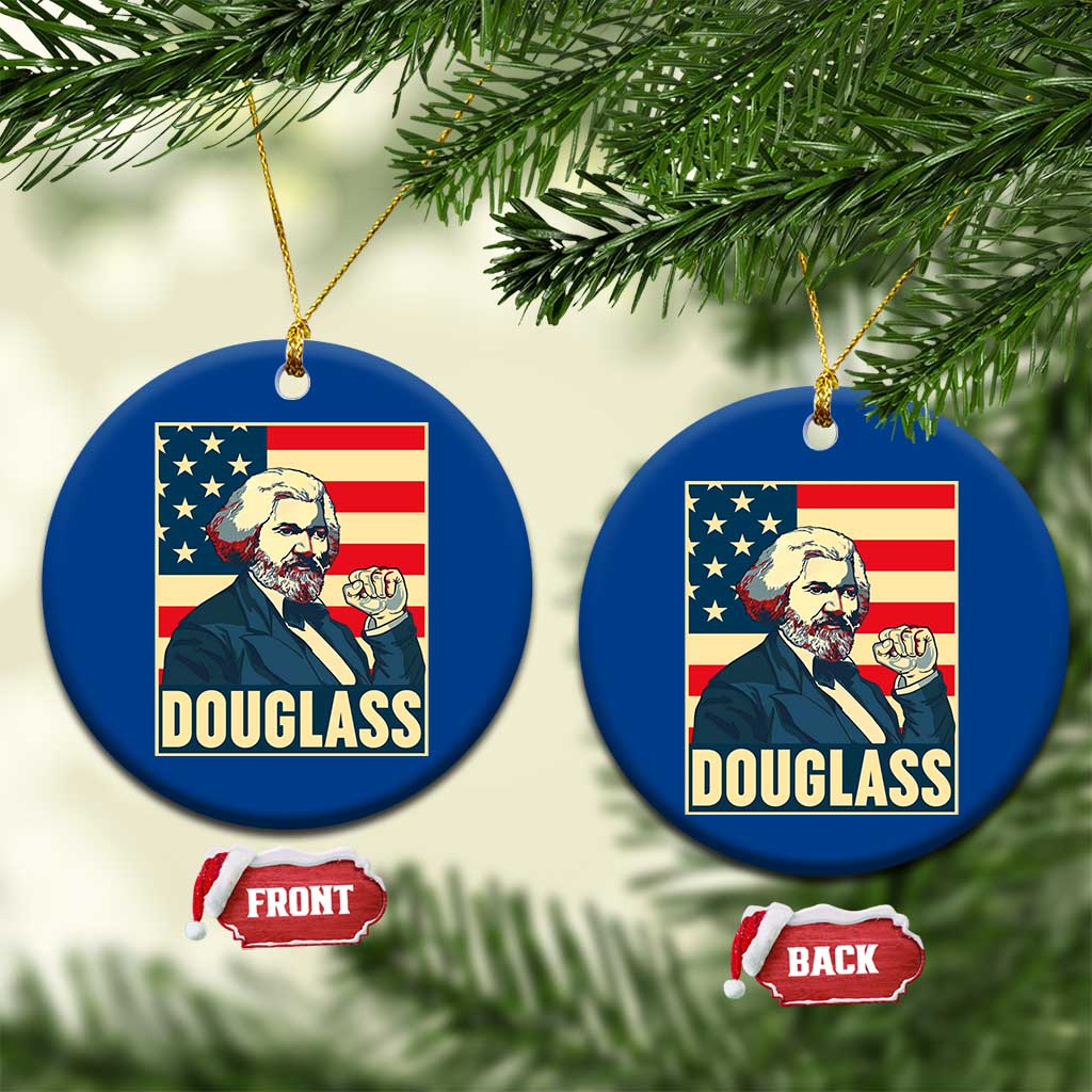 Frederick Douglass American Hero Ceramic Ornament Black History Month Gift - Wonder Print Shop