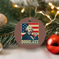 Frederick Douglass American Hero Ceramic Ornament Black History Month Gift - Wonder Print Shop