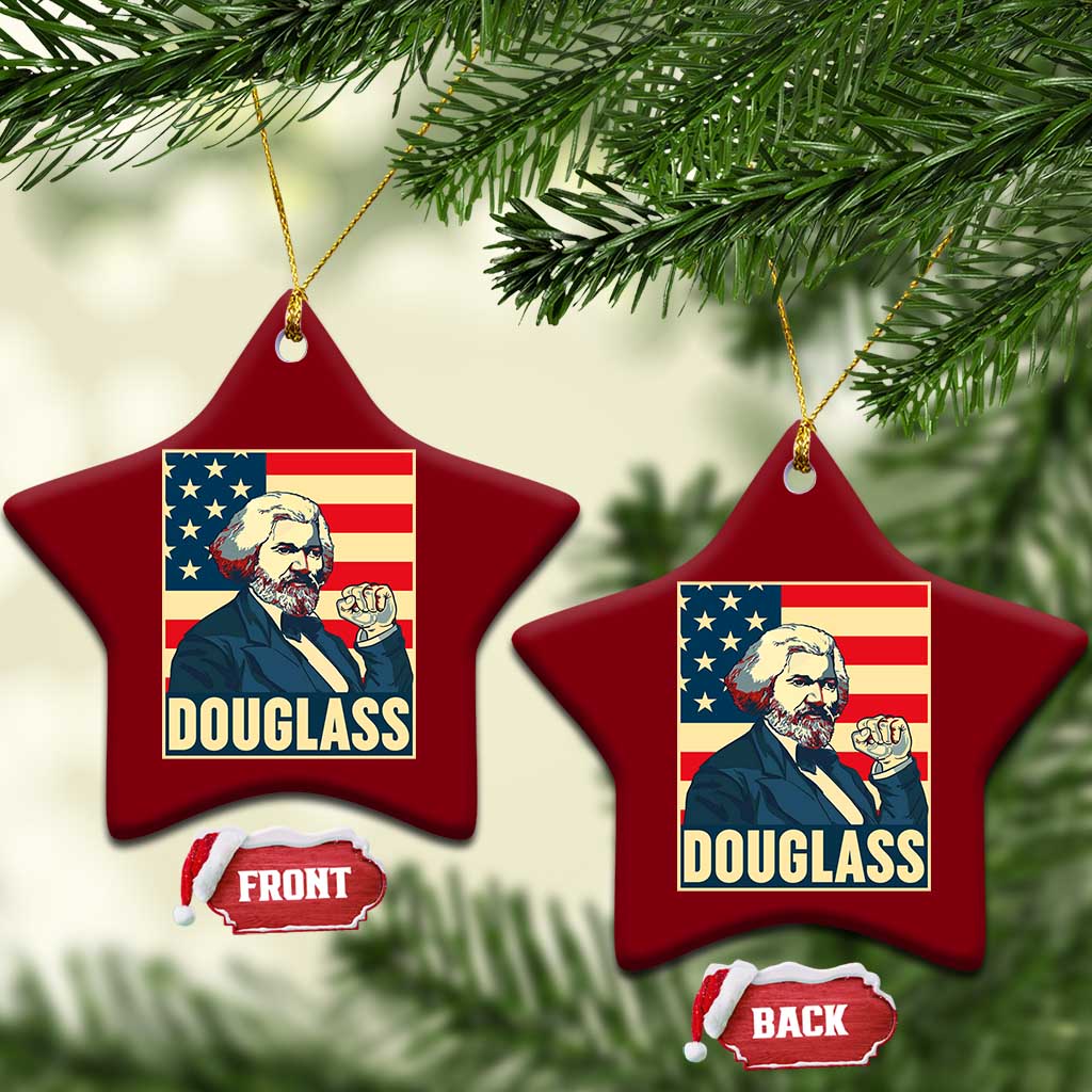 Frederick Douglass American Hero Ceramic Ornament Black History Month Gift - Wonder Print Shop