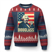 Frederick Douglass American Hero Ugly Christmas Sweater Black History Month Gift - Wonder Print Shop