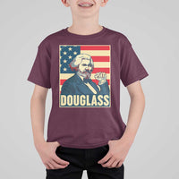 Frederick Douglass American Hero T Shirt For Kid Black History Month Gift - Wonder Print Shop